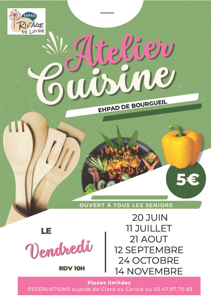 Atelier cuisine à l’EHPAD