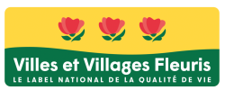 ville de Bourgueil classée 3 fleurs au label villes et villages fleuris