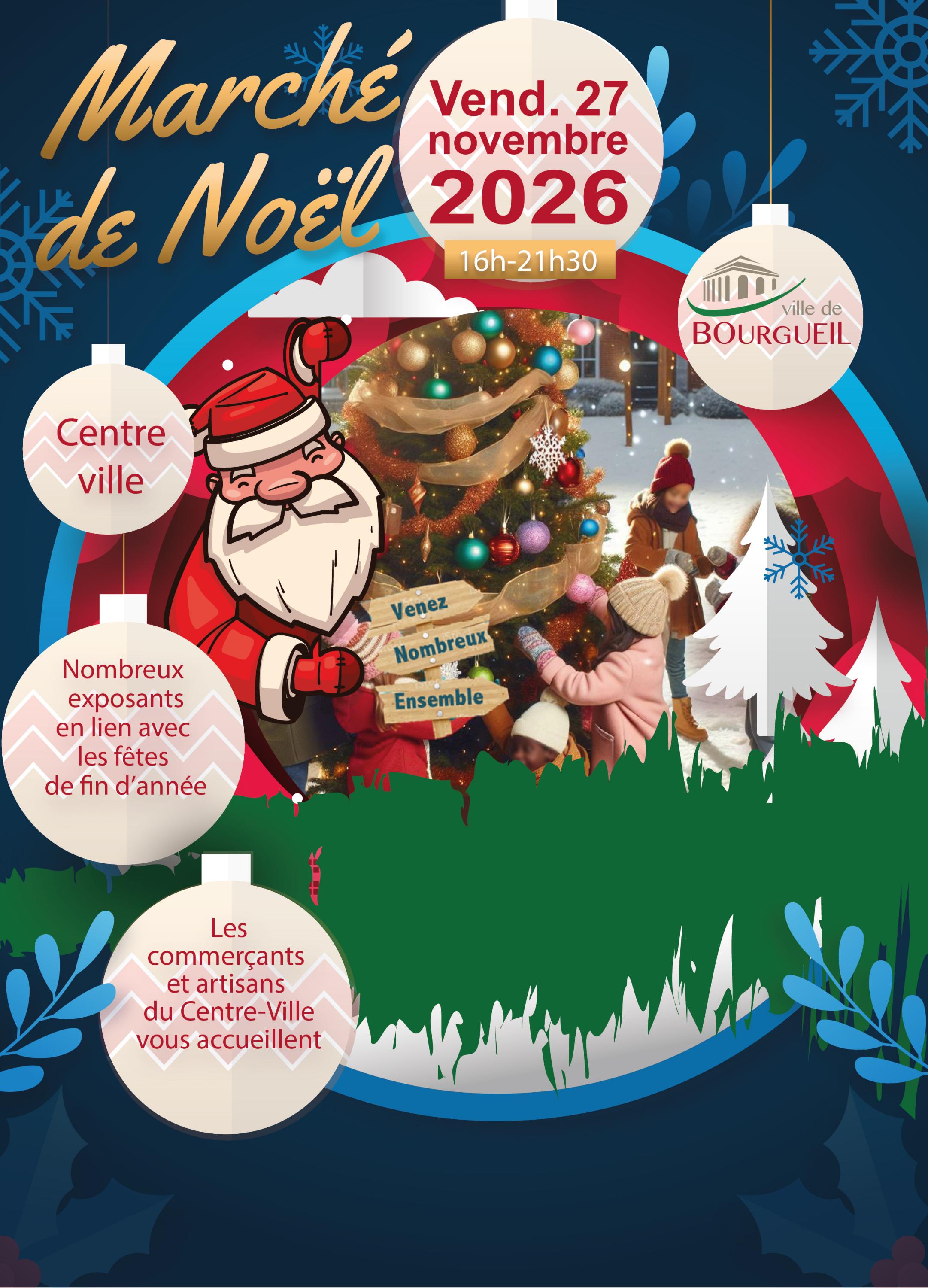 Appel aux exposants pour le marché de Noël 2026