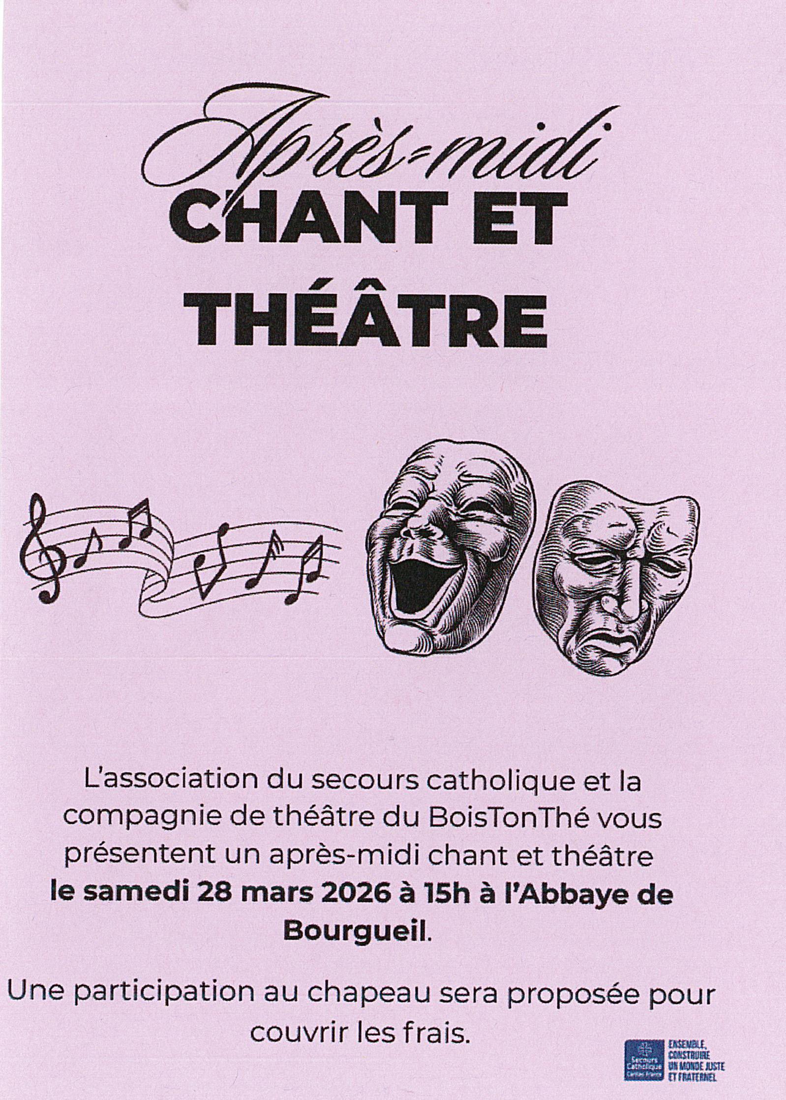 Après-midi chant et théâtre