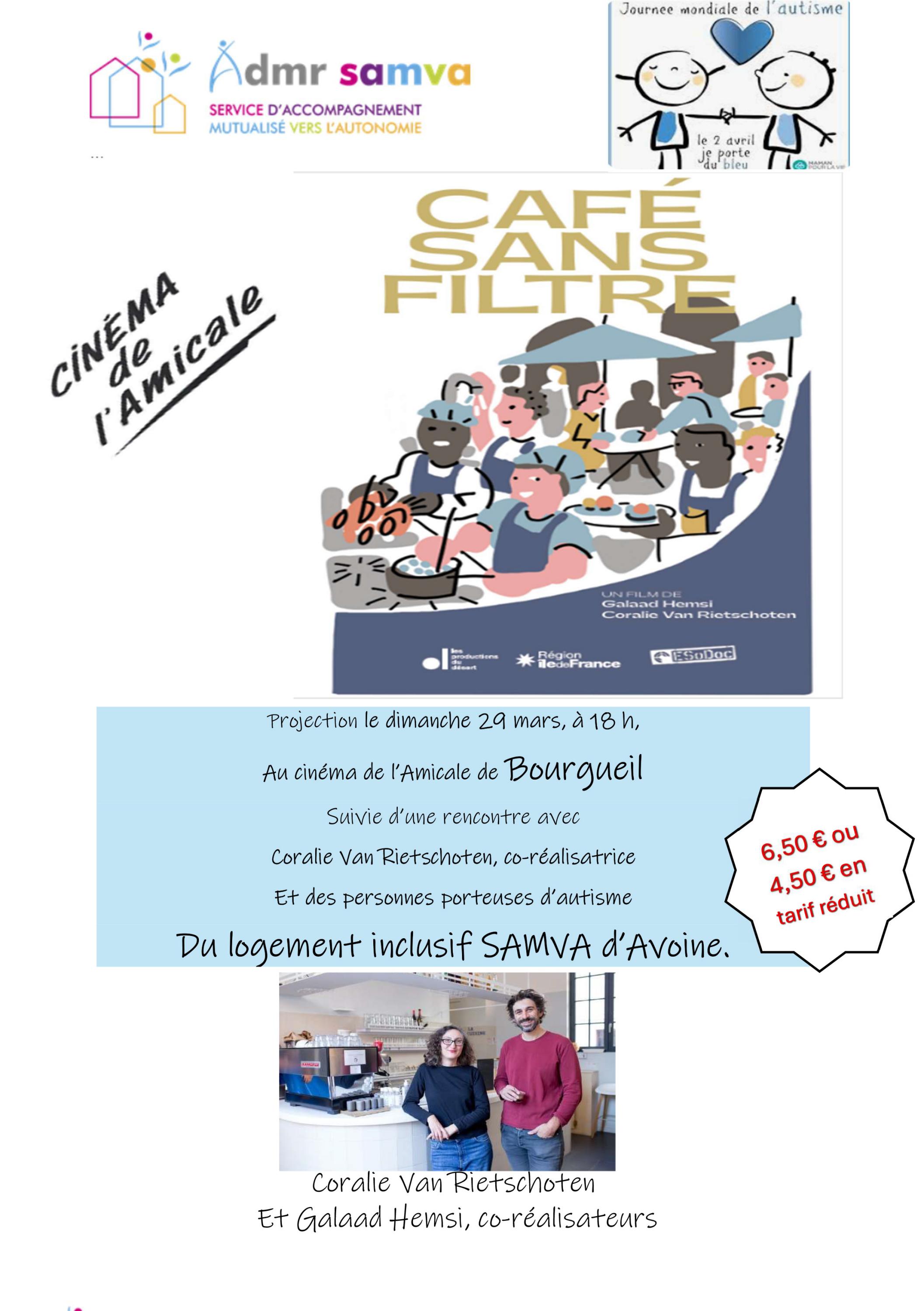 “Café sans filtre” projection au cinéma de l’Amicale