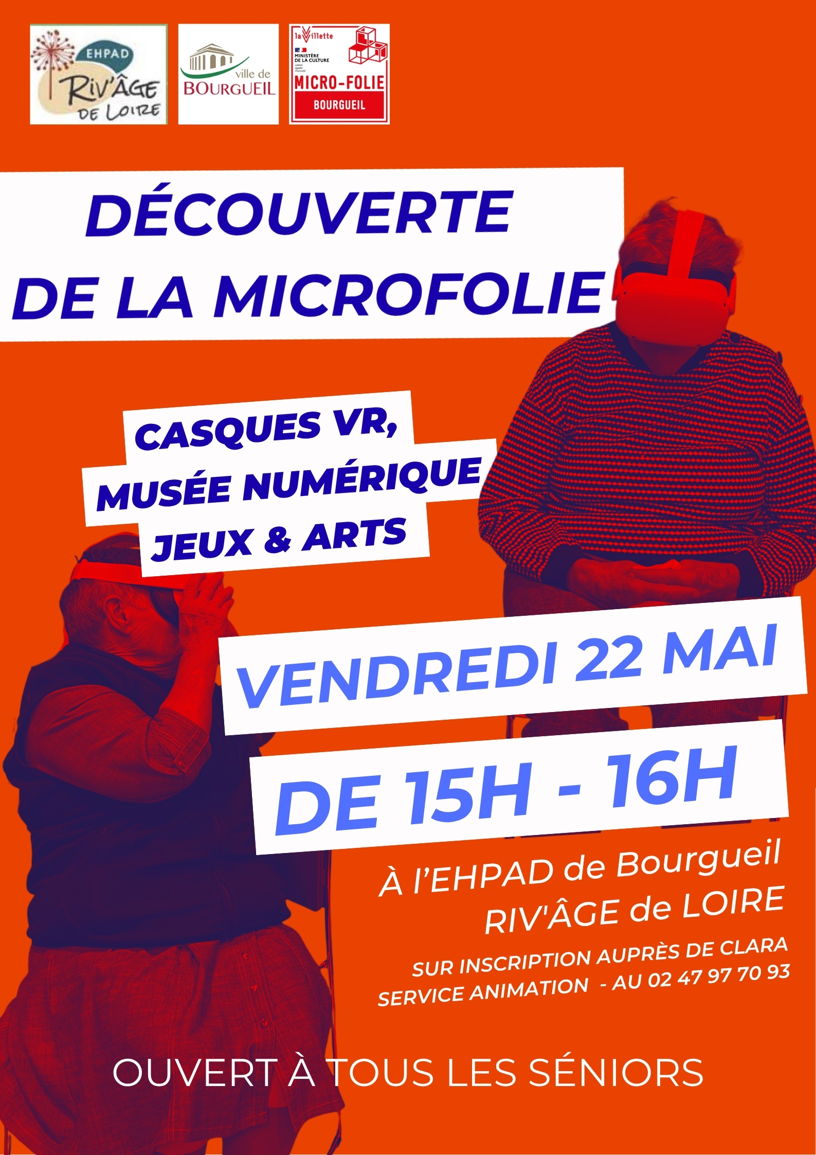 Découverte de la Microfolie à l’EHPAD