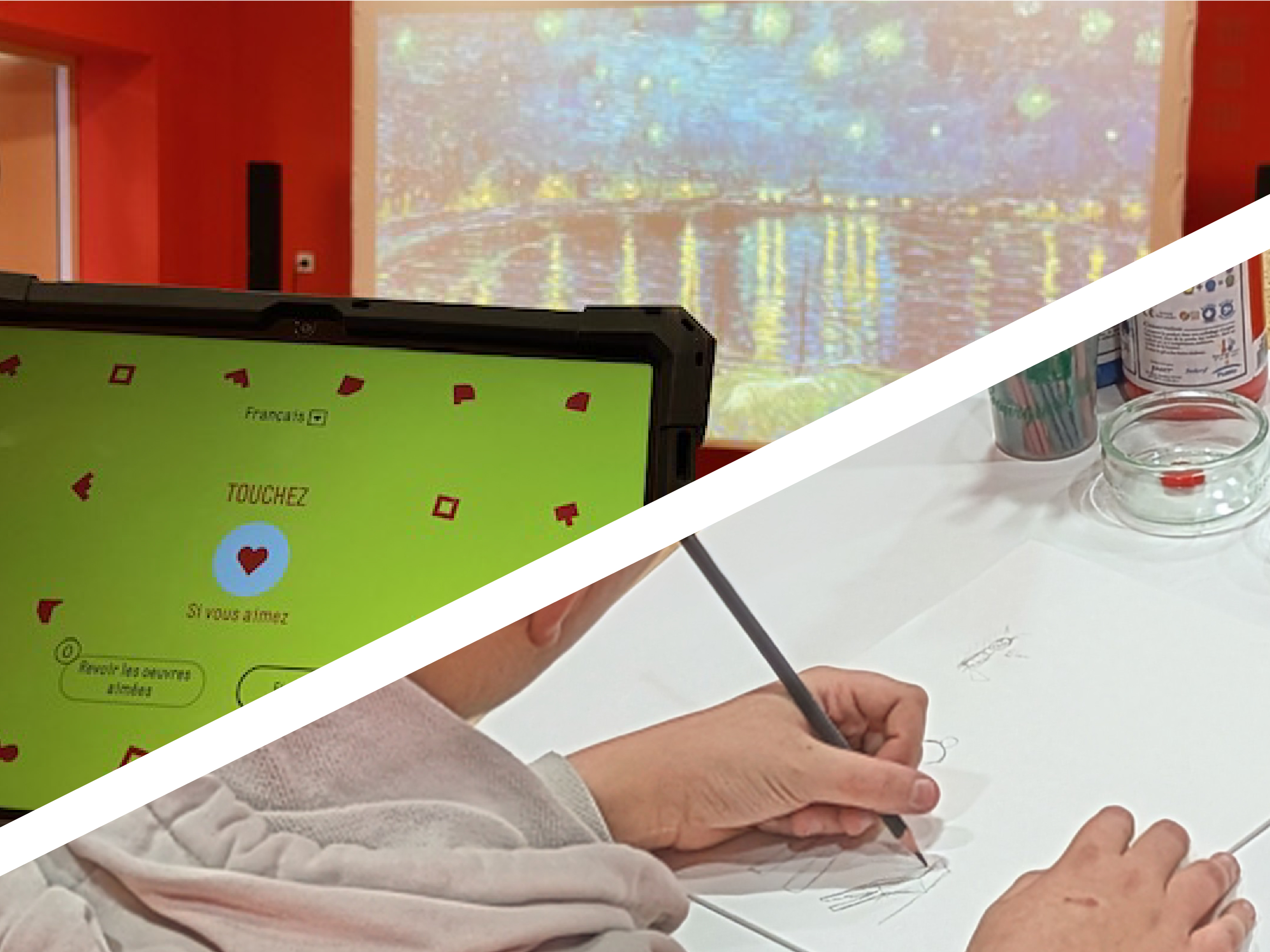 Atelier Microfolie « Défi du tableau mystère »