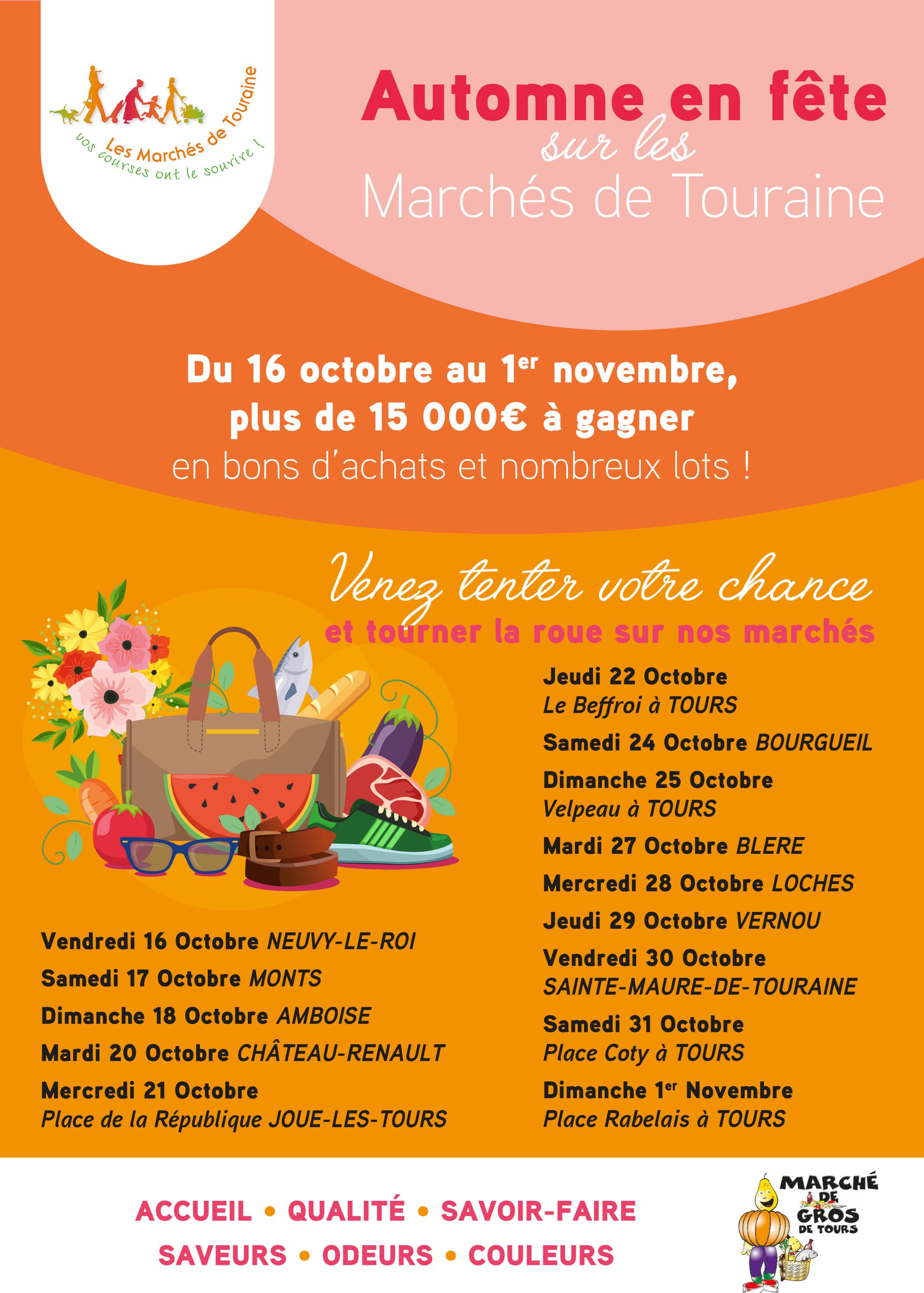 Automne en fête sur le marché de Bourgueil