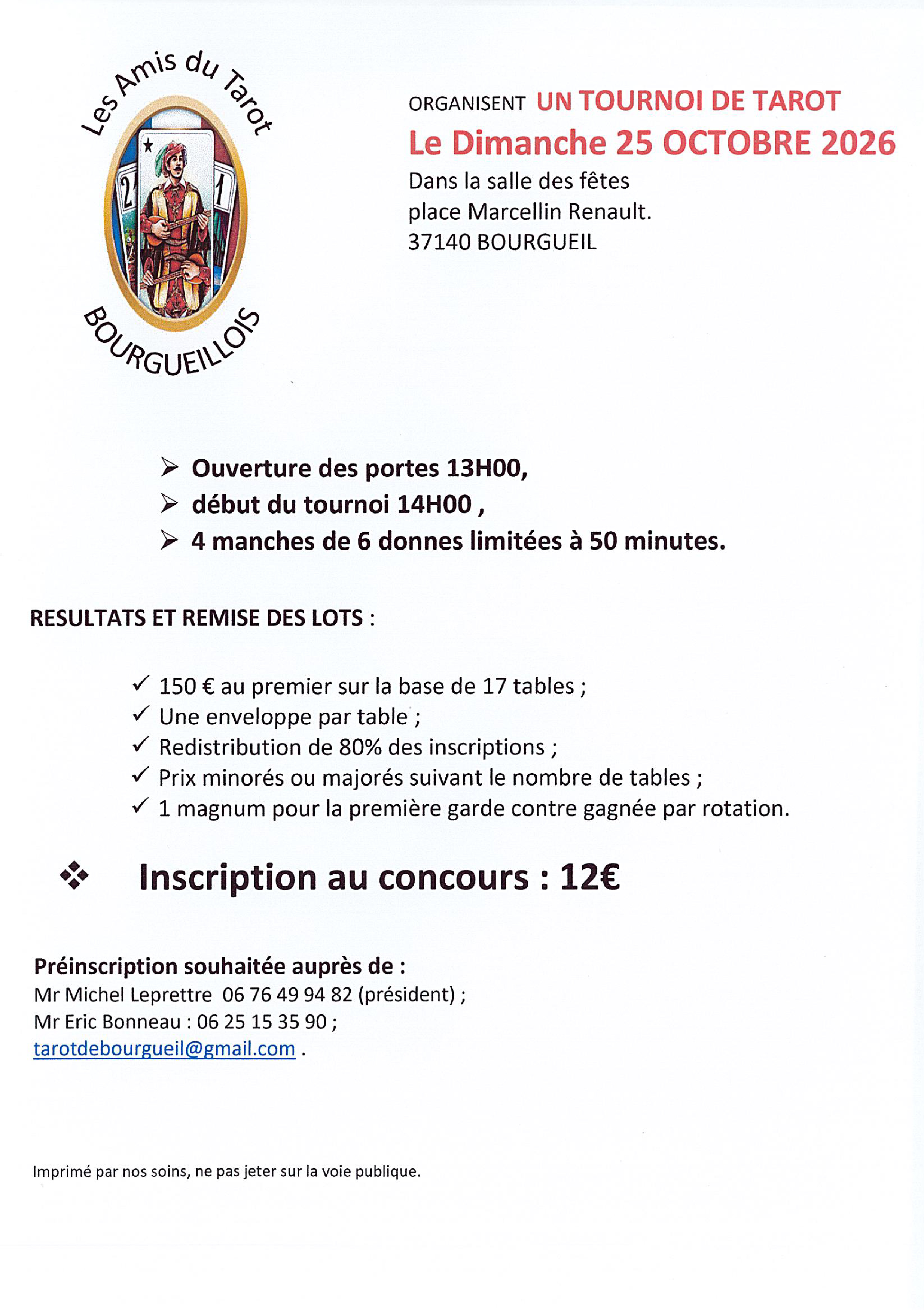 Tournoi de Tarot